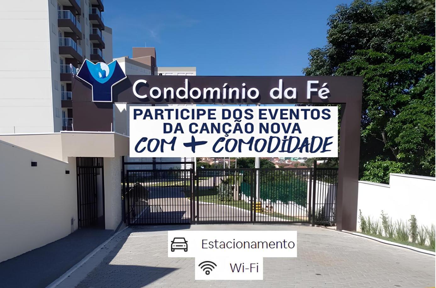 Apto Com Garagem E Wi-Fi A 4 Minutos Da Cancao Nova Cachoeira Paulista Exteriör bild